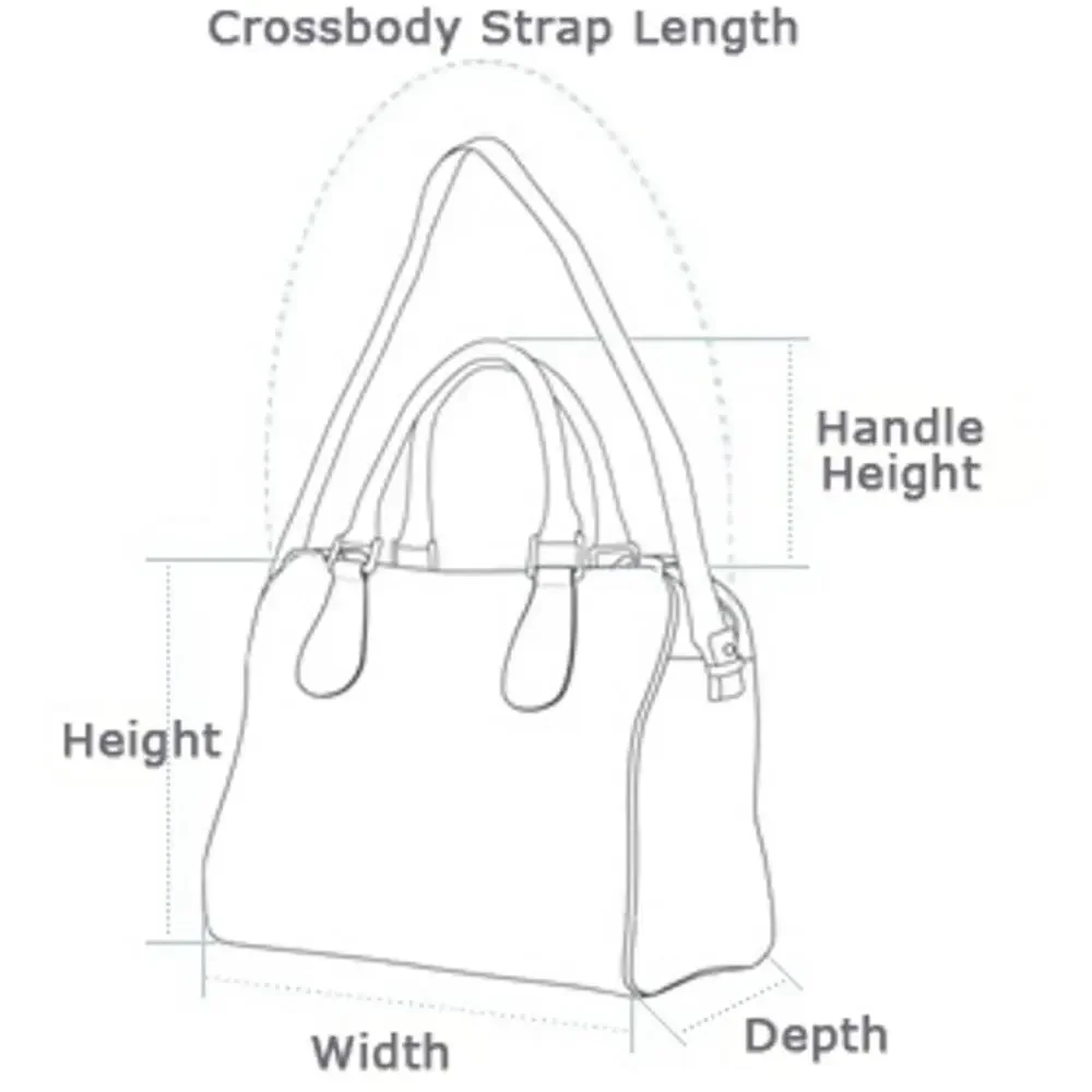 COACH East/West Pop Up Crossbody Dark Brown Fuchsia Contrast w/ Removeable Bag